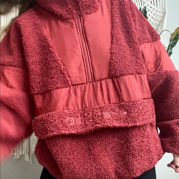 Adidas X UO Sherpa Teddy Coat - Picture 2 of 4